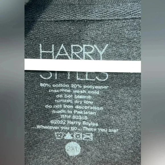 Harry’s House Harry Styles Black Long Sleeve Hoodie Sweatshirt Pullover 2XL - Picture 14 of 16